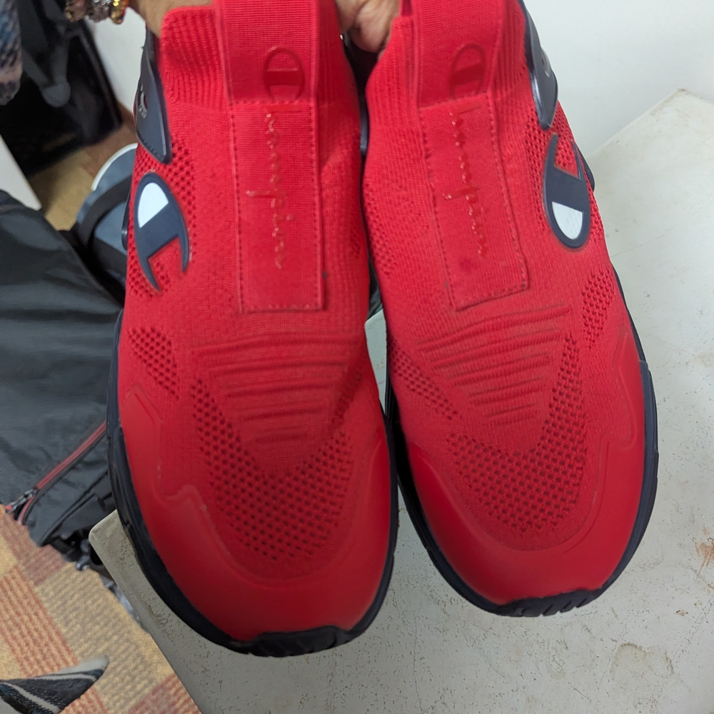Champion Red Slip-On Sneakers - Picture 4 of 4